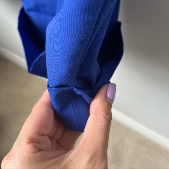 Banana Republic Wide-Leg Paperbag Pant in Voltage Blue Size 6 - Picture 7 of 14